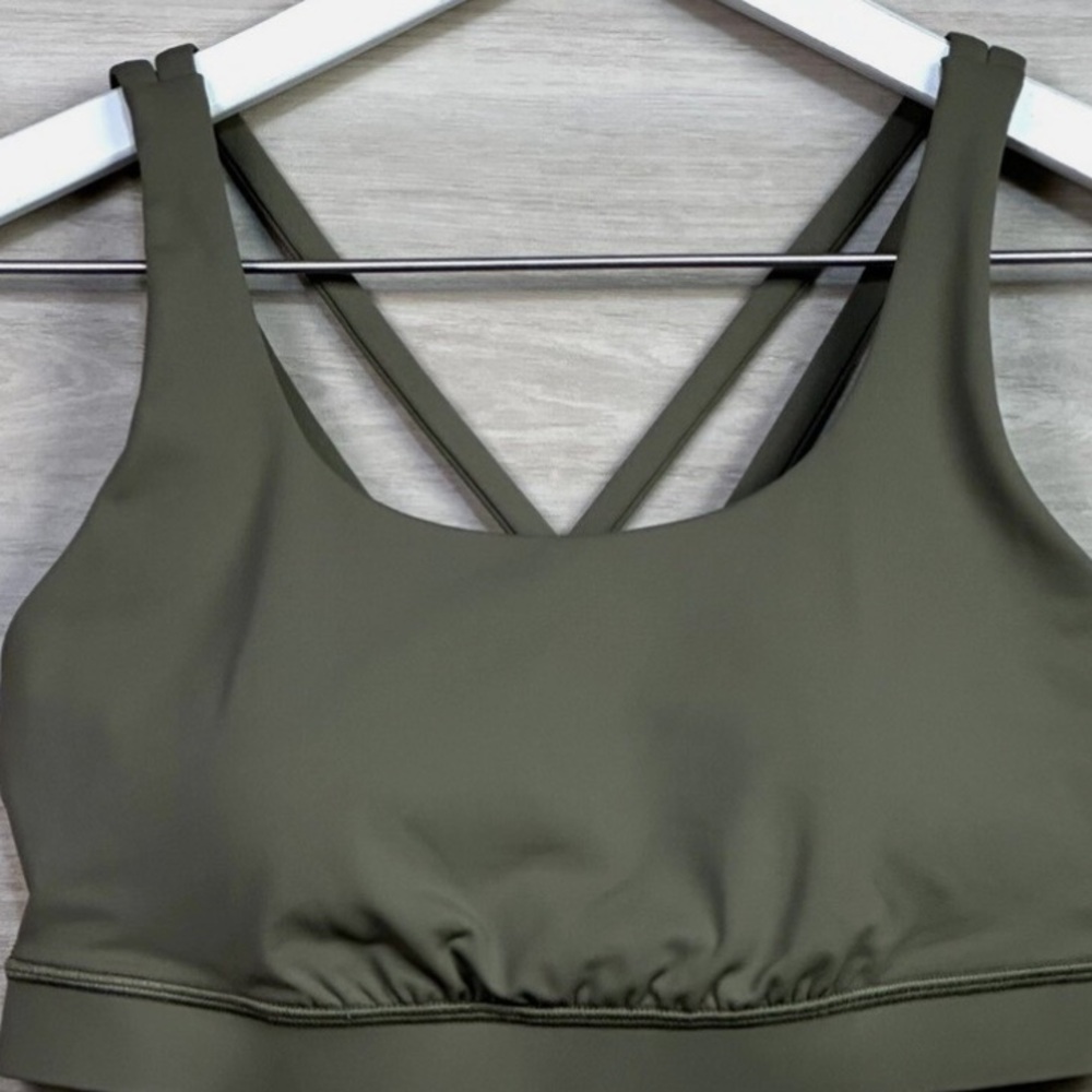 lululemon athletica Olive Green Sports Bra